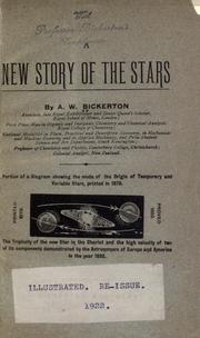 Front cover of A new story of the stars by A. W. Bickerton