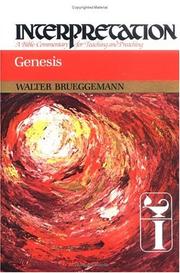 Cover of Genesis by Walter Brueggemann