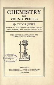 Front cover of Chemistry for young people by Tudor Jenks