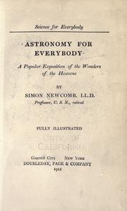 Cover of Astronomy for everybody by Simon Newcomb