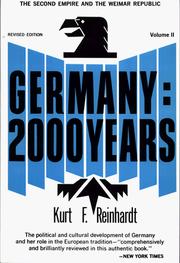 Cover of Germany by Kurt F. Reinhardt