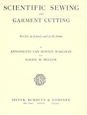 Front cover of Scientific sewing and garment cutting by Wakeman, Antionette Prudence Van Hoesen Mrs.