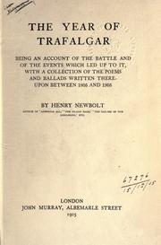 Cover of The year of Trafalgar by Sir Henry John Newbolt