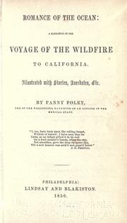 Front cover of Romance of the ocean by Fanny Foley