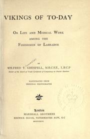 Cover of Vikings of to-day by Grenfell, Wilfred Thomason Sir