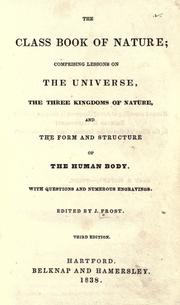 Cover of The class book of nature by Frost, John