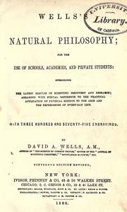 Cover of Wells's natural philosophy by David Ames Wells