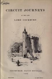 Front cover of Circuit journeys by Cockburn, Henry Cockburn Lord