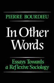 Cover of Choses dites by Pierre Bourdieu