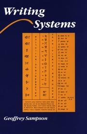 Cover of Writing systems by Geoffrey Sampson
