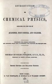 Cover of Introduction to chemical physics by Thomas Ruggles Pynchon