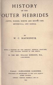 Front cover of History of the Outer Hebrides by W. C. Mackenzie