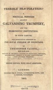 Front cover of Terrible tractoration by Thomas Green Fessenden