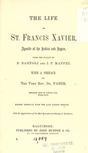 Cover of Vie de Saint François Xavier. by Daniello Bartoli