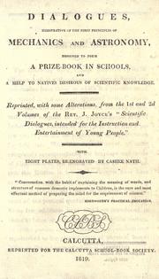 Front cover of Dialogues, illustrative of the first principles of mechanics and astronomy by Jeremiah Joyce