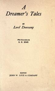 Front cover of Cuentos de un soñador by Lord Dunsany