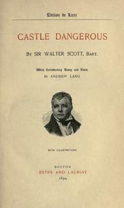 Cover of Castle Dangerous by Sir Walter Scott