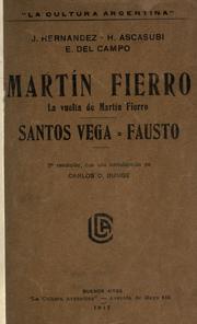 Front cover of Martín Fierro by José Hernández