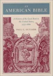 Cover of An American Bible by Paul C. Gutjahr