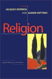 Cover of La religion by Jacques Derrida