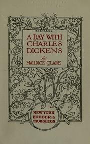 Front cover of A day with Charles Dickens by Byron, May Clarissa Gillington