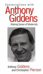 Front cover of Conversations with Anthony Giddens by Anthony Giddens