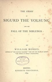 Front cover of Story of Sigurd the Volsung by William Morris