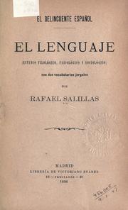 Front cover of El delincuente español by Rafael Salillas