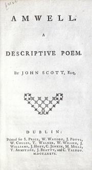 Cover of Amwell by Scott, John
