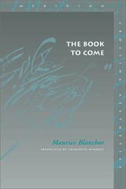Front cover of Le livre à venir by Maurice Blanchot