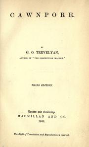 Cover of Cawnpore by George Otto Trevelyan