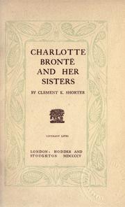 Front cover of Charlotte Brontë and her sisters by Clement King Shorter