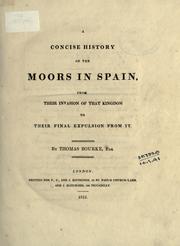 Front cover of A concise history of the Moors in Spain by Thomas Bourke