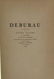 Cover of Deburau by Sacha Guitry