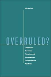 Cover of Overruled? by Jeb Barnes