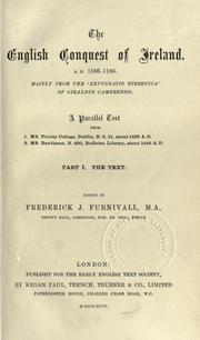 Front cover of Expugnatio hibernica by Giraldus Cambrensis