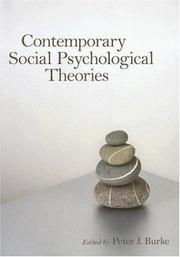 Front cover of Contemporary Social Psychological Theories by Peter J. Burke