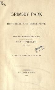 Front cover of Grimsby Park, historical and descriptive by Harriet Phelps Youmans