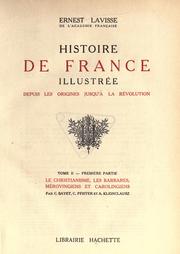 Cover of Histoire de France depuis les origines jusqu'à la révolution by Ernest Lavisse