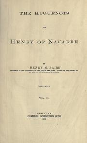 Front cover of The Huguenots and Henry of Navarre by Henry Martyn Baird