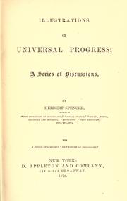 Cover of Illustrations of universal progress by Herbert Spencer