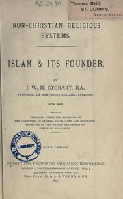 Front cover of Islam & its founder by James William Hampson Stobart