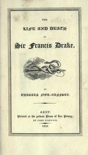 Cover of The life and death of Sir Francis Drake by Charles Fitz-Geffry