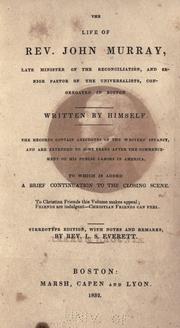 Cover of The life of Rev. John Murray by John Murray