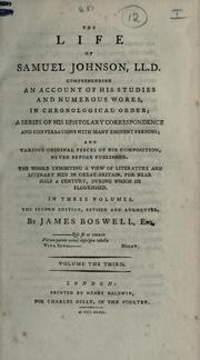 Cover of Life of Samuel Johnson by James Boswell
