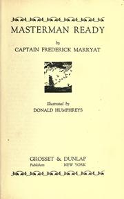 Cover of Masterman Ready by Frederick Marryat