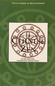Front cover of The story of Chinese Zen by Nan Huai-Chin