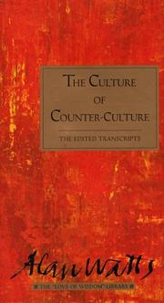 Front cover of The culture of counter-culture by Alan Watts