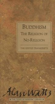 Front cover of Buddhism, the religion of no-religion by Alan Watts