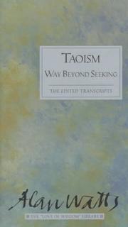 Cover of Taoism by Alan Watts